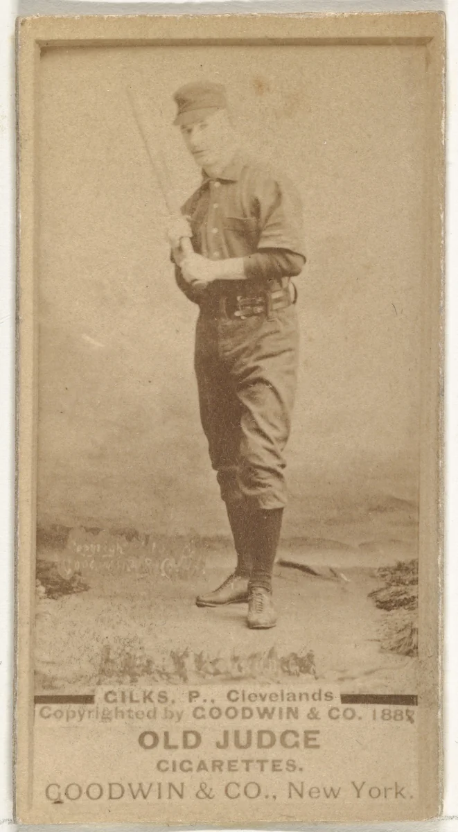 Robert James "Bob" Gilks, Pitcher, Cleveland, from the Old Judge series (N172) for Old Judge Cigarettes by Goodwin & Company, photograph, 1888