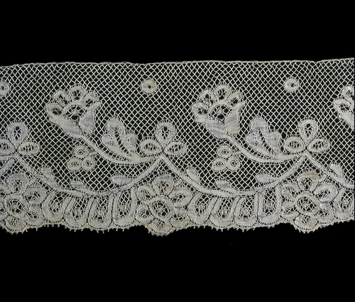 Border by Belgium, textile, 1865-1885