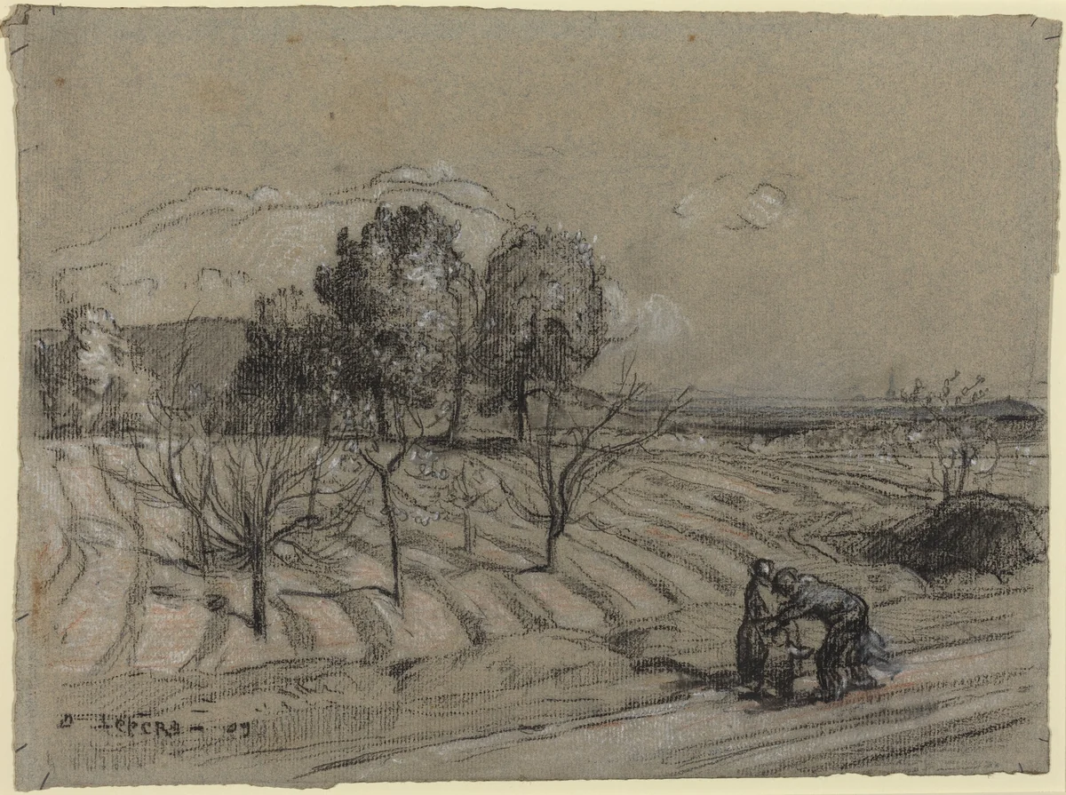 Spring by Auguste Lepère, drawing, 1909