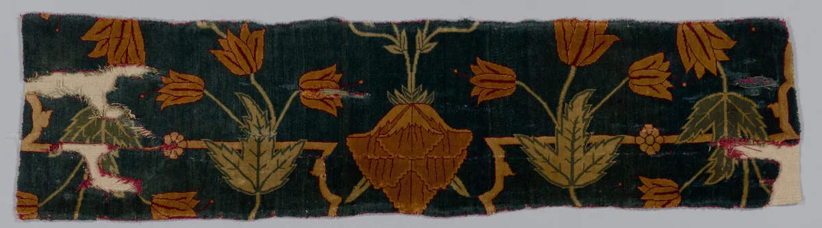 Fragments of a Carpet by Imperial Manufactory, textile, 1600-1650