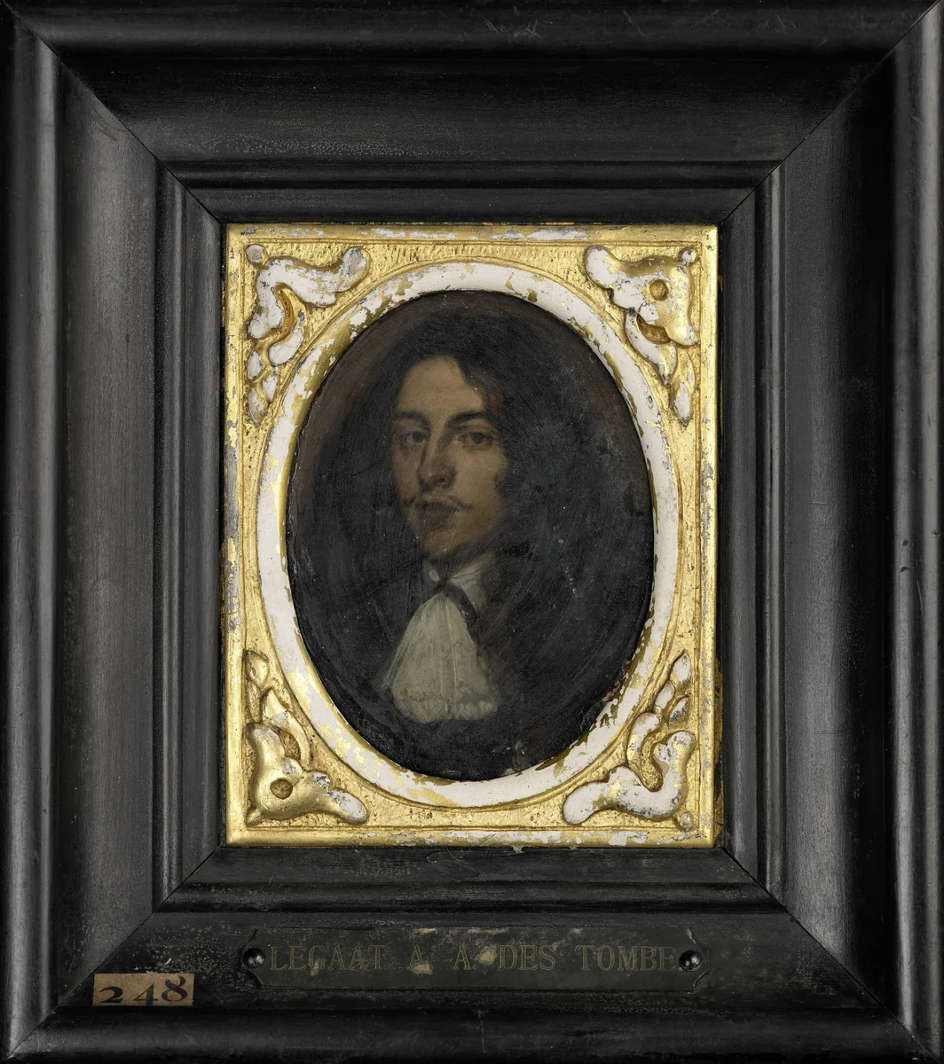 Portret van een jonge man by anonymous, painting, 1675