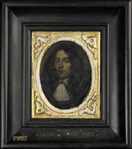 Portret van een jonge man by anonymous, painting, 1675