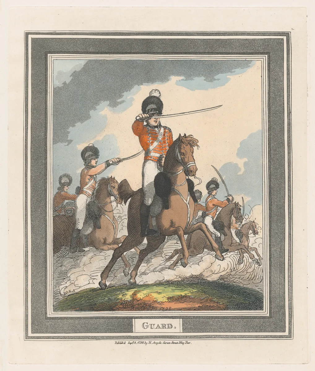 Guard by Thomas Rowlandson, print, 1798