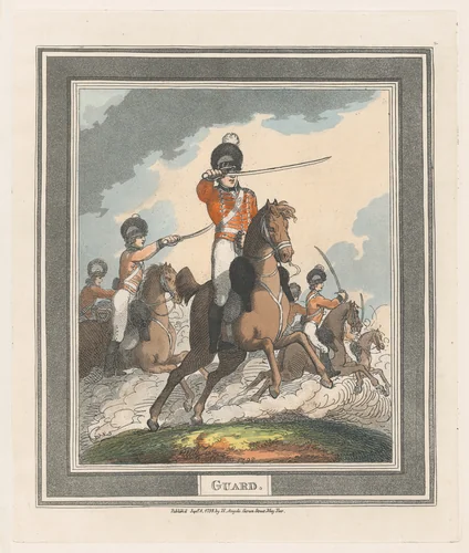Guard by Thomas Rowlandson, print, 1798