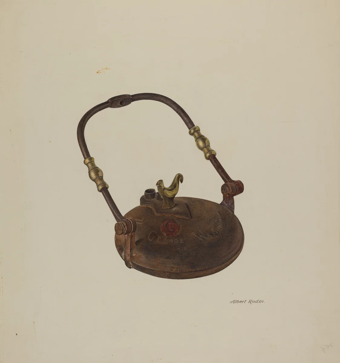 Camp Lamp by Albert Rudin, index of american design, 1939