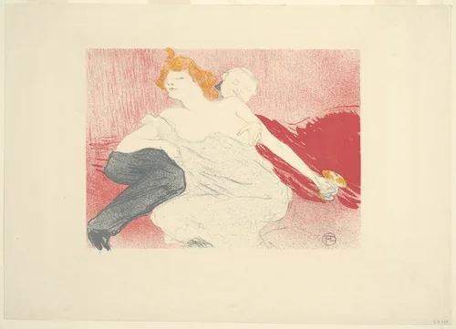 Debauchery (second plate) by Henri de Toulouse-Lautrec, print, 1896