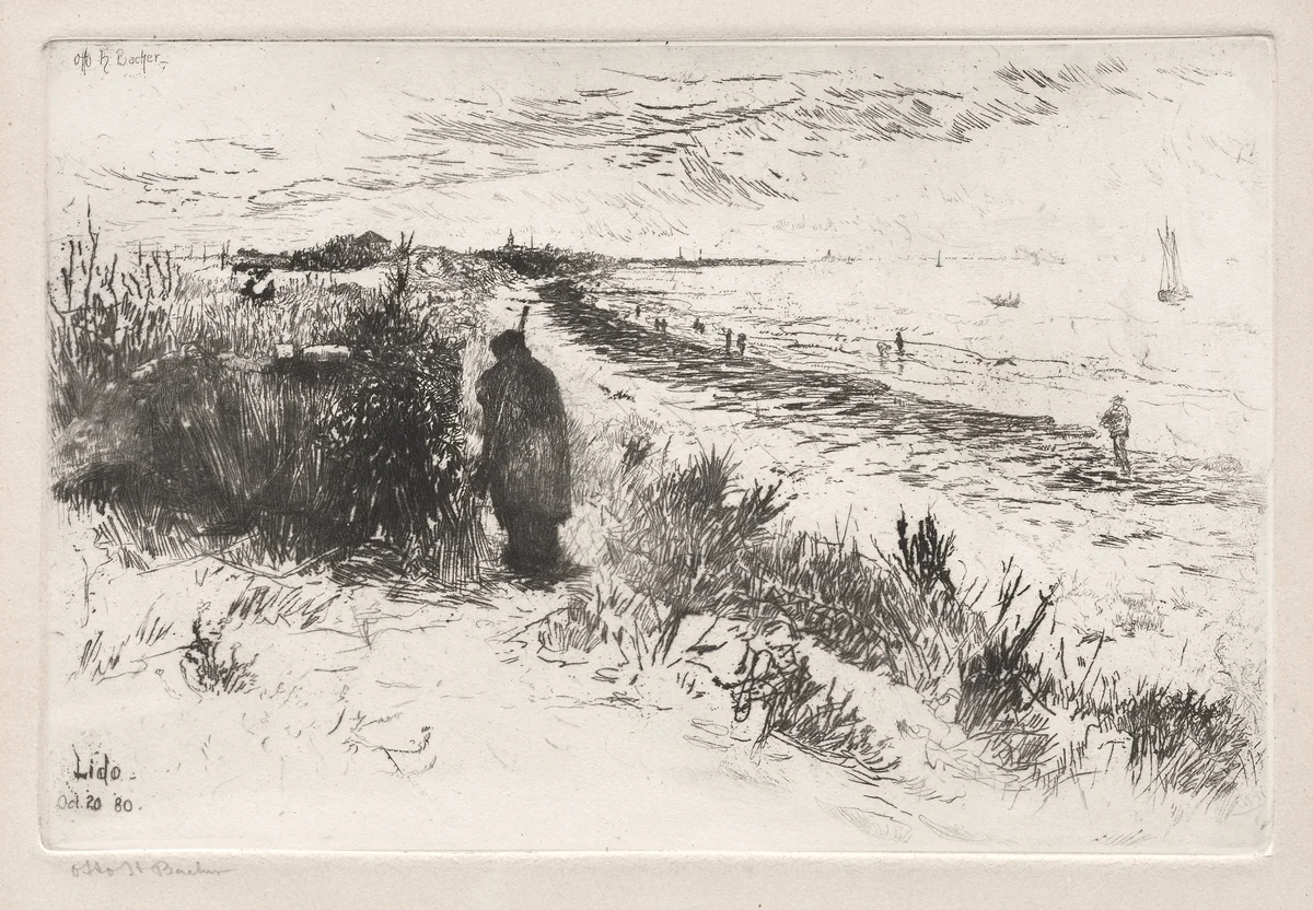 The Lido by Otto H. Bacher, print, 1880