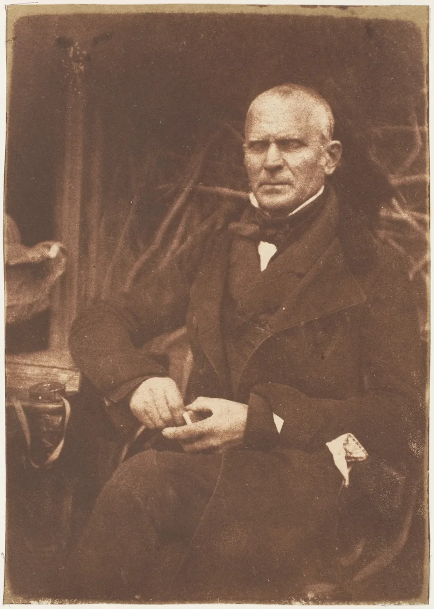 Mr. McNab - Botanical Gardens by Hill and Adamson, photograph, 1843-1847