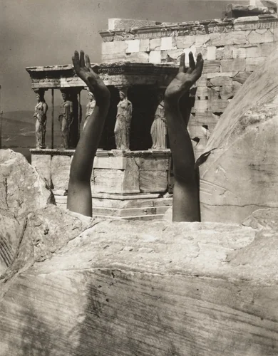 Therese Duncan at the Parthenon by Edward Steichen, photograph, 1921