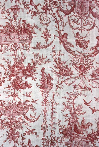 L'Escarpolette (Furnishing Fabric) by Jean Baptiste Huet, textile, 1779-1799
