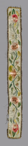 Border Fragment by France, textile, 1775-1825