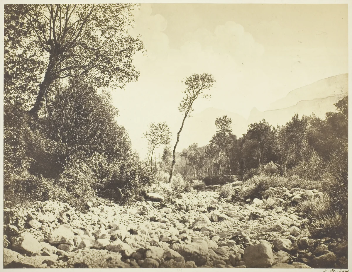 Voreppe (Dauphine) by Édouard Baldus, photograph, 1850-1860