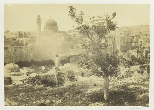 The Mosque of Omar, Jerusalem by Francis Frith, photograph, 1857