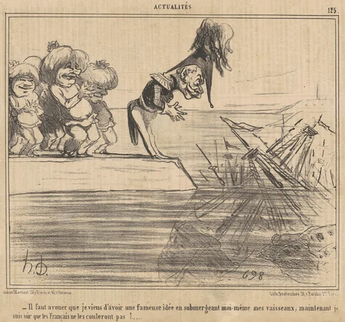 Il faut avouer que je viens d'avoir une ... by Honoré Daumier, print, 1854