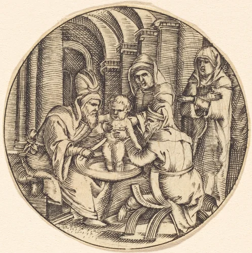 The Circumcision by Master IB, print, 1500-1599