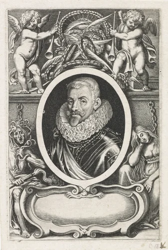 Portret van Johan 't Serclaes, graaf van Tilly by Lucas Vorsterman, print, 1620-1675