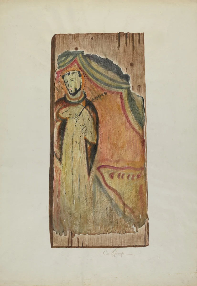 Santos (San Juan) by Carl O'Bergh, index of american design, 1939