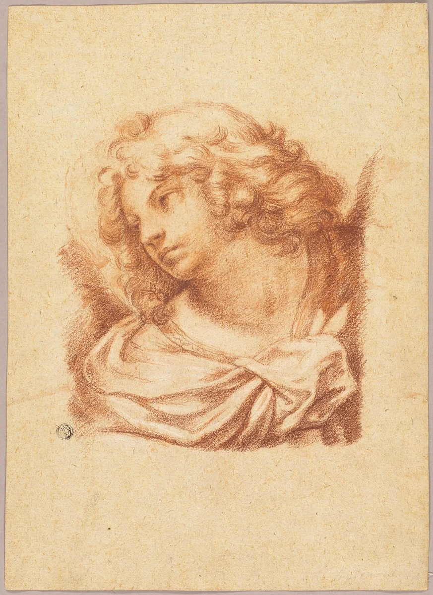Angel by Francesco Bartolozzi, drawing, 1747-1815