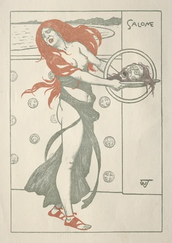 Salomé by Wilhelm Volz, print, 1896