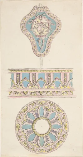 Design for a Snuff Box by Pierre Moreau, drawing, 1750-1777