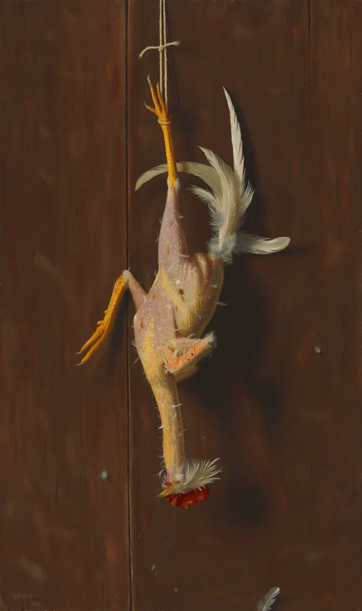 Plucked Clean by William Michael Harnett, painting, 1882