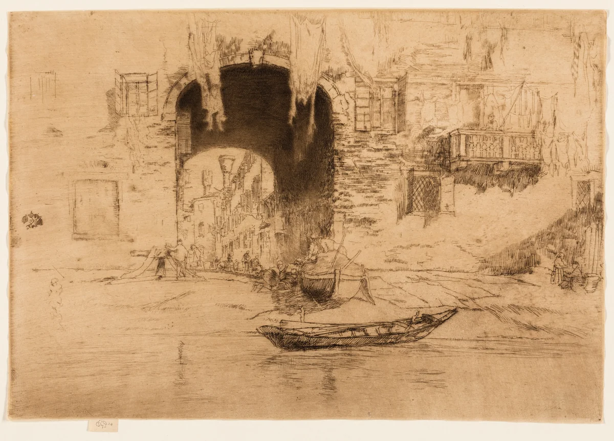 San Biagio by James McNeill Whistler, print, 1880