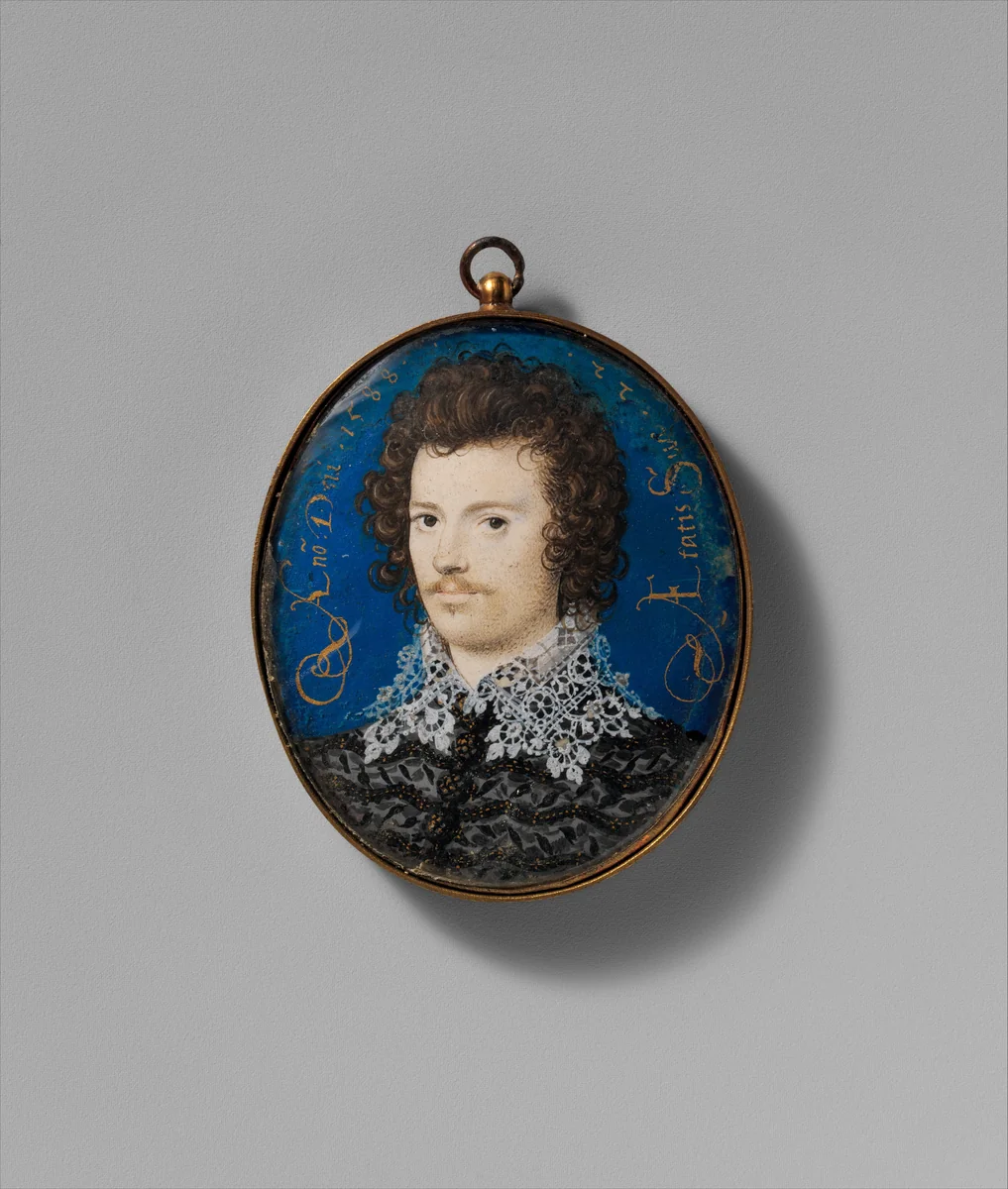 Portrait of a Young Man, Probably Robert Devereux (1566–1601), Second Earl of Essex by Nicholas Hilliard, other, 1588