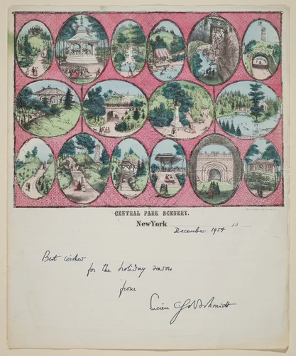 Central Park Scenery (New York) by Charles Magnus, print, 1832-1897