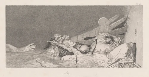 Anxieties (Ängste) by Max Klinger, portfolio, 1878-1880
