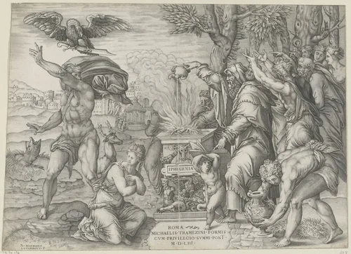 Offer van Iphigenia by Unknown, print, 1553