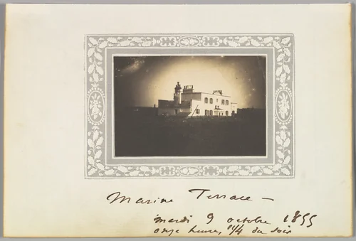 Marine Terrace by Charles Victor Hugo, photograph, 1855