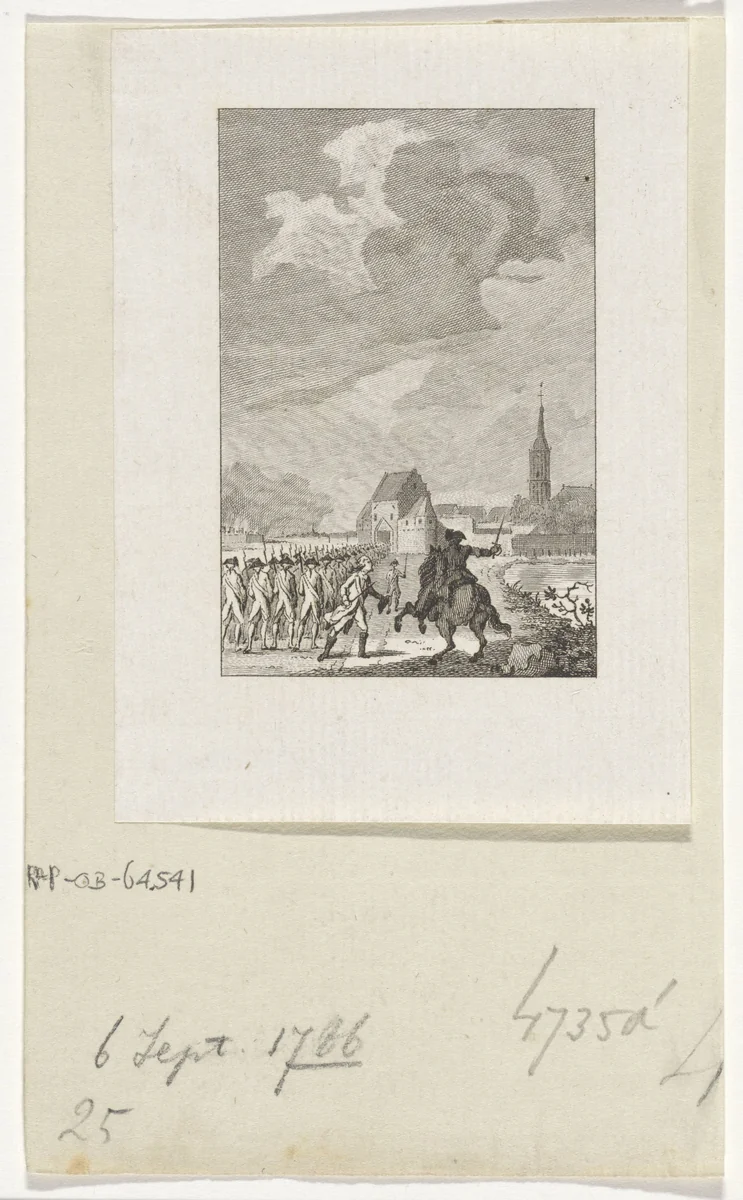 Inname van Hattem, 1786 by Reinier Vinkeles, print, 1783-1795