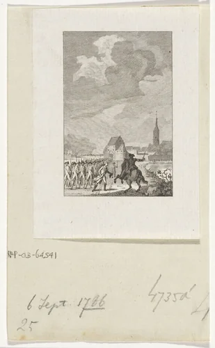 Inname van Hattem, 1786 by Reinier Vinkeles, print, 1783-1795