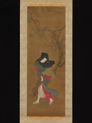 Beauty in Summer Breeze by Torii Kiyonaga (鳥居清長), painting, 1752-1799