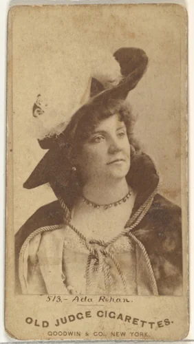 Ada Rehan, from the Actors and Actresses series (N171) for Old Judge Cigarettes by Goodwin & Company, photograph, 1886-1890