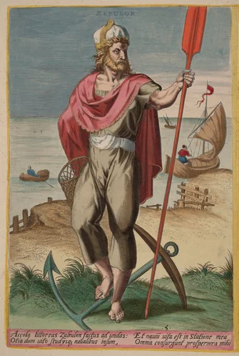 Zebulon by Jan Sadeler I, portfolio, 1585