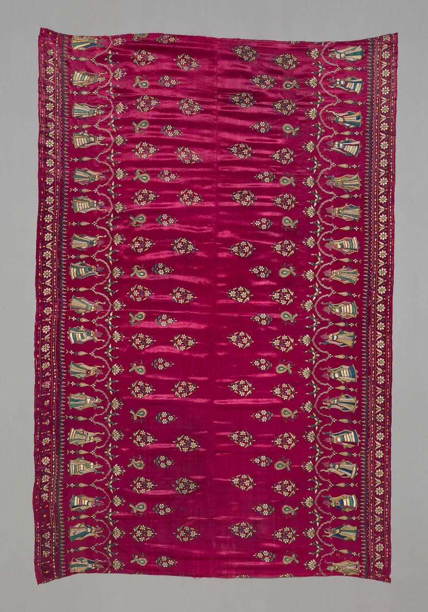 Two Panels (Joined) by India, textile, 1801-1900