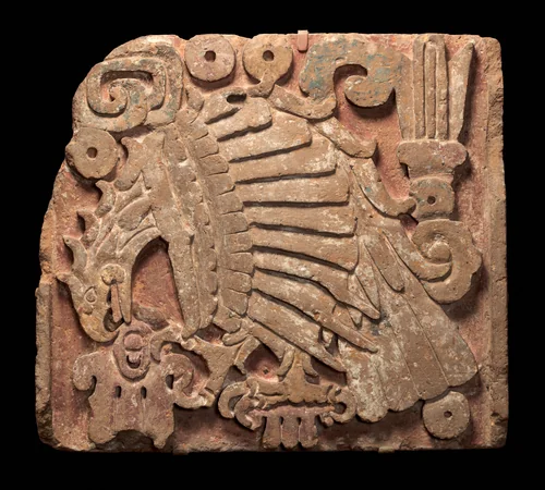 Eagle relief by Toltec artist(s), sculpture, 900-1200