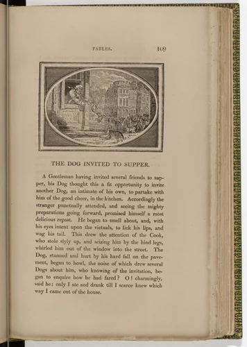 Headpiece (page 109) from The Fables of Aesop by Thomas Bewick, illustrated book, 1818