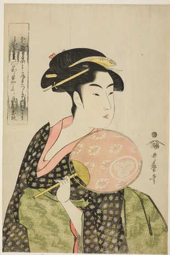 Takashima Ohisa by Kitagawa Utamaro (喜多川歌麿), print, 1788-1798