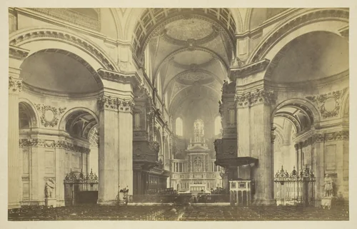 St. Pauls Cathedral by Artist Unknown, photograph, 1850-1900