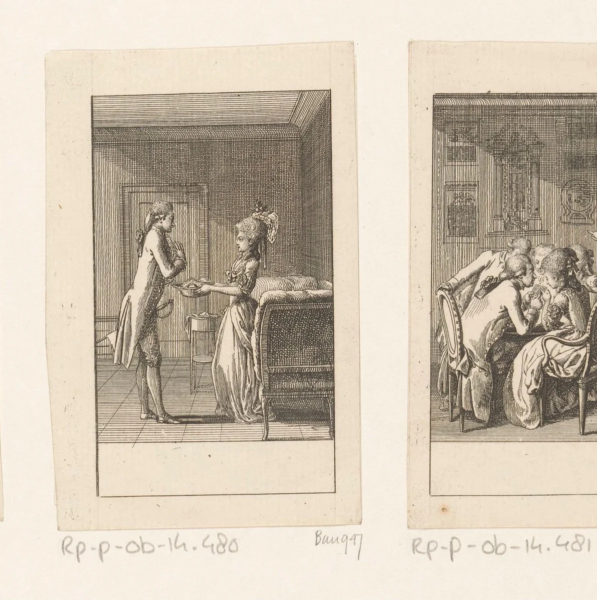 Dwaasheid van de liefde by Daniel Nikolaus Chodowiecki, print, 1782