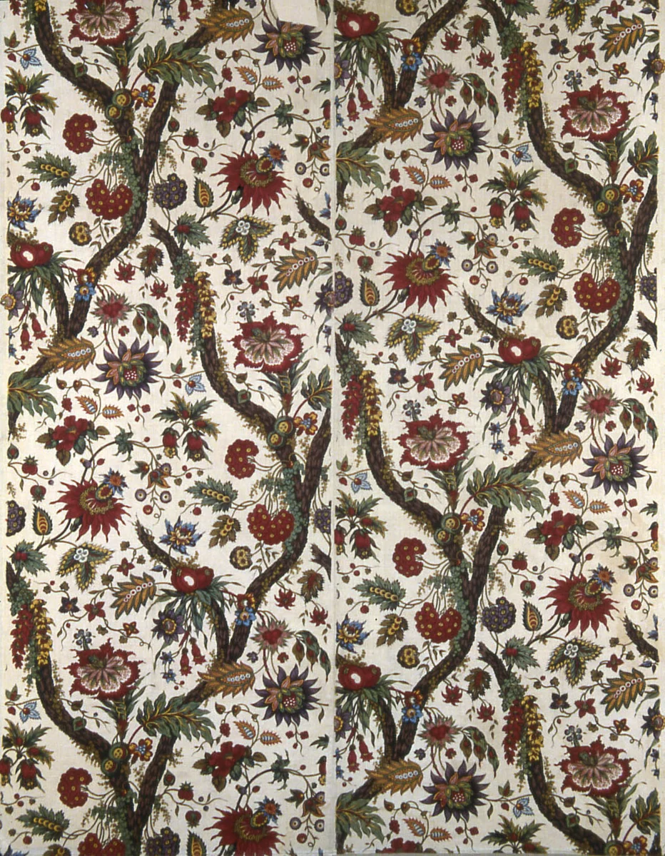 Two Panels (Joined) by Hartmann et Fils, textile, 1799