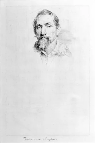 Frans Snyders, from "The Iconography" by Anthony van Dyck, print, 1610-1641