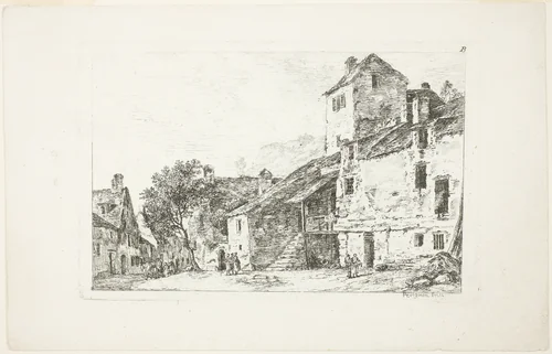 Landscape, from Deuxieme Cahier de Paysage by Nicolas Pérignon, print, 1772