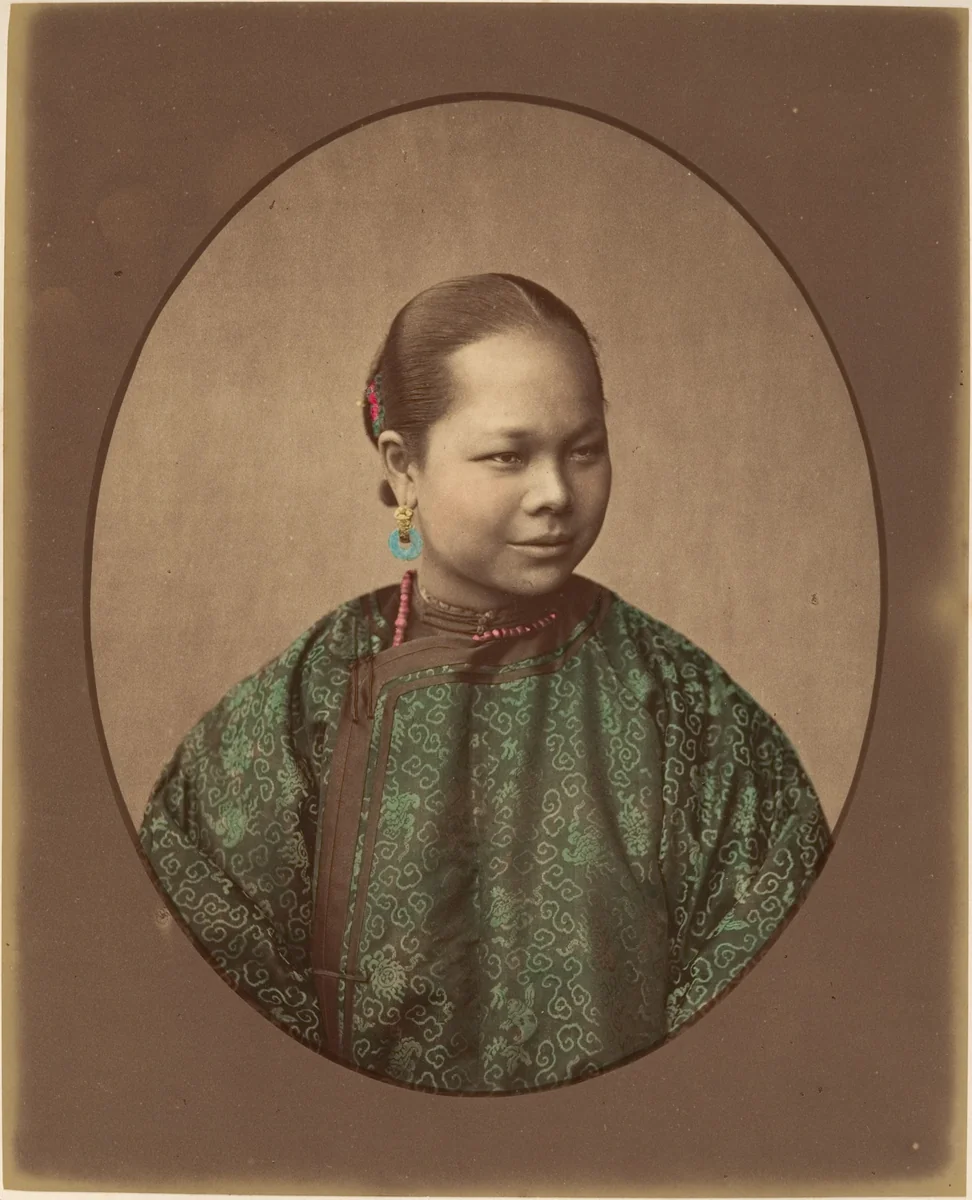 Fille de Shanghai by Raimund von Stillfried, photograph, 1870-1879