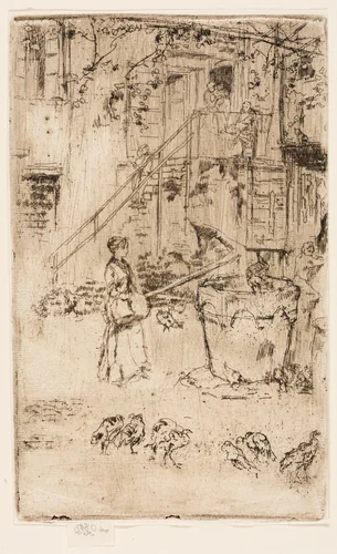Turkeys by James McNeill Whistler, print, 1880