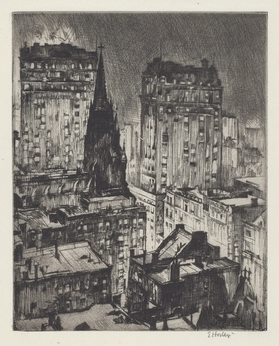 The Dark Tower by Earl Horter, portfolio, 1919