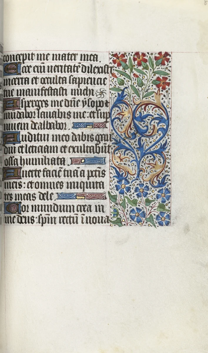 Book of Hours (Use of Rouen): fol. 86r by Master of the Geneva Latini, book, 1465-1475