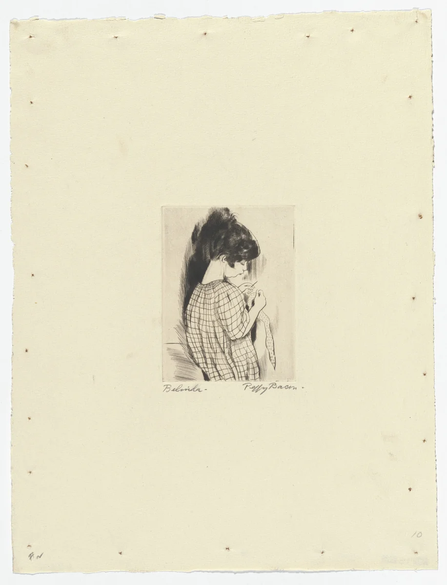 Belinda by Peggy Bacon, print, 1925